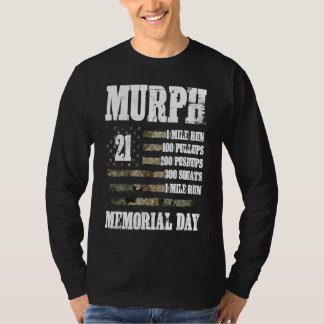 Camiseta Murph 2021 Memorial Day Workout Patriotic Hero WOD
