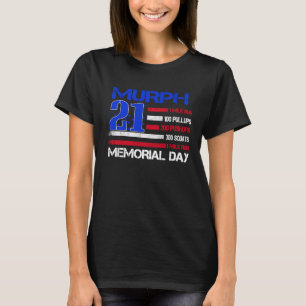 Camiseta Murph 2021 Memorial Day Workout Patriotic WOD