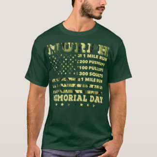 Camiseta Murph 2021 Workout Challenge American Memorial Day