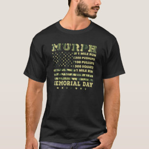 Camiseta Murph 2023 Workout Challenge American Memorial Day