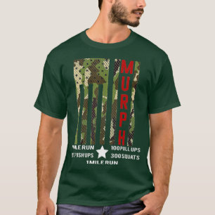Camiseta Murph Challenge Memorial Day Workout WOD Camo Gym