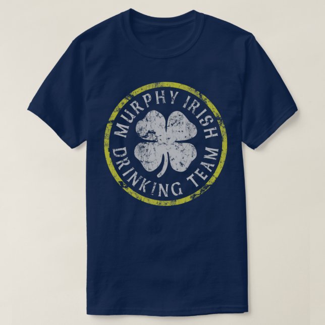 Camiseta Murphy Irish Bebendo Team  (Frente do Design)