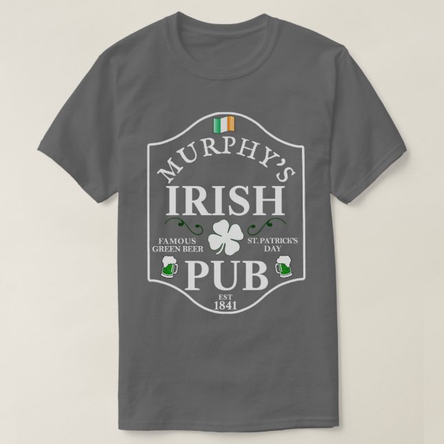 Camiseta MURPHYS IRISH PUB Rua (Frente do Design)