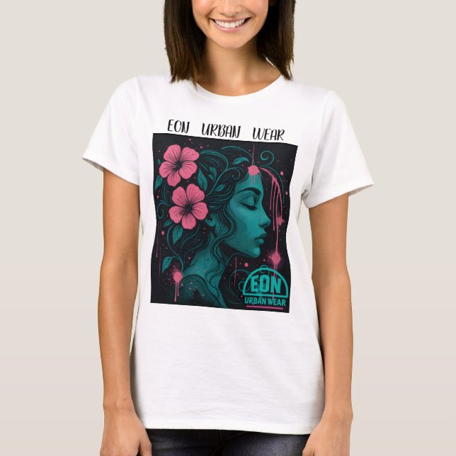 CAMISETA MUSA DE LAS FLORES (Frente)