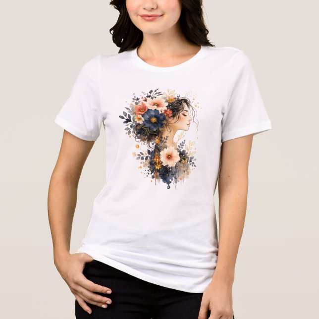 Camiseta Musa Floral (Frente)