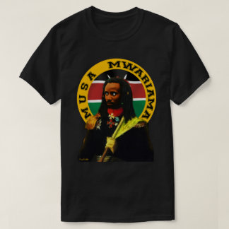 Camiseta Musa Mwariama - Líder da independência do Quênia M