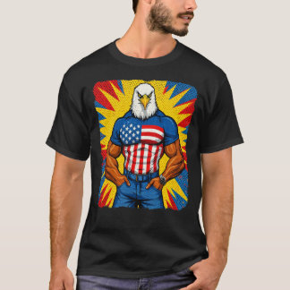 Camiseta Muscle Eagle Pop Art