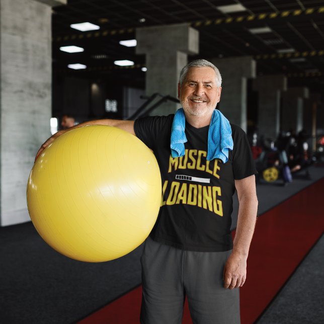 Camiseta Muscle Loading Fortschritt Ladebalken (Criador carregado)