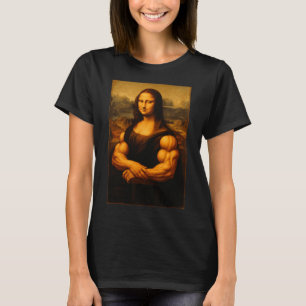 Camiseta Muscle Mona Lisa Bodybuilding Gym E