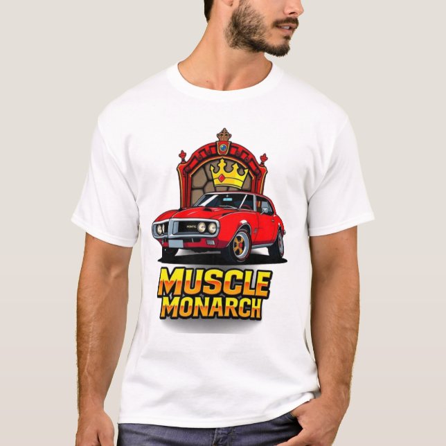 Camiseta Muscle Monarch 1968 Pontiac Firebird (Frente)