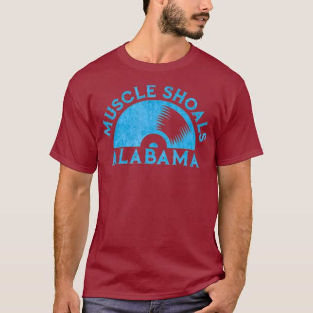 Camiseta Muscle Shoals Alabama Music City (Frente)