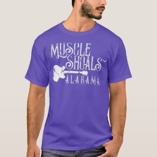 Camiseta Muscle Shoals Alabama With Guitar Swampy Soul