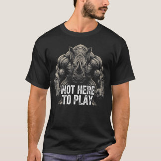 Camiseta Musculação Rhino Treinamento de Academia Fitness