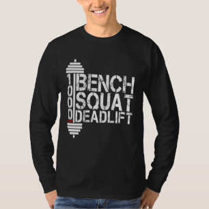 Camiseta Musculação Supino Banco Agachamento Levantamento T