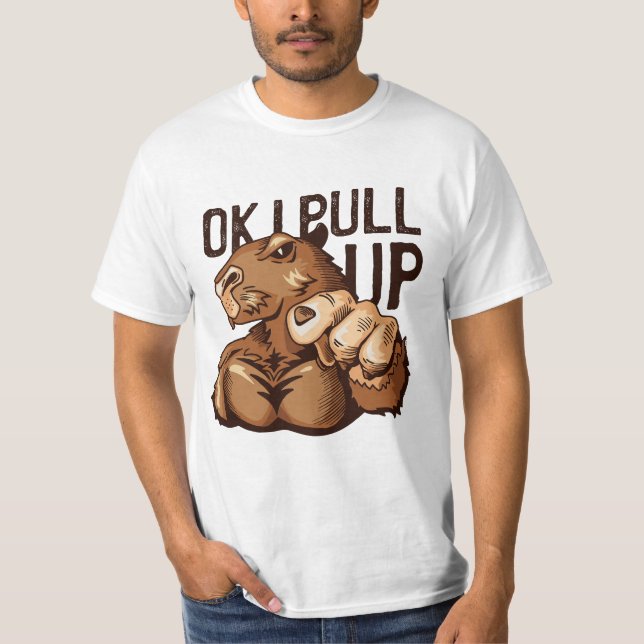 Camiseta Muscular Gym Capybara (Frente)