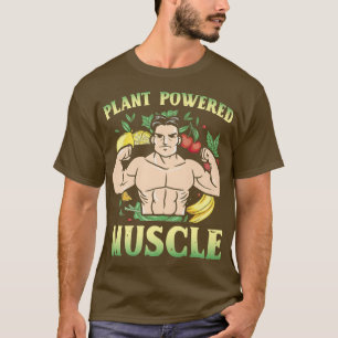 Camiseta Musculatura De Plantas Vegan