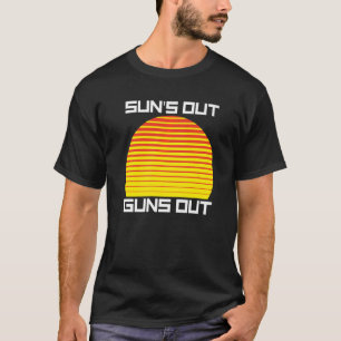 Camiseta Musculatura do Sol Tirada pela Arma Ruptura do Sol