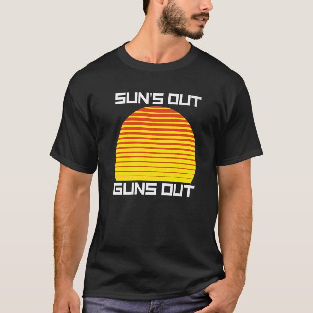 Camiseta Musculatura do Sol Tirada pela Arma Ruptura do Sol (Frente)