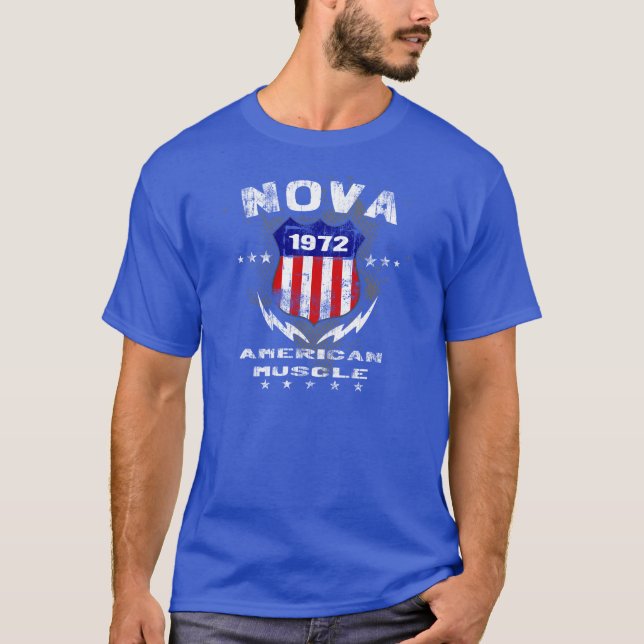 Camiseta Músculo 1972 americano da nova v3 (Frente)
