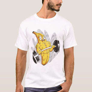 Camiseta Músculo Banana – Banana Fisiculturista de Desenho 