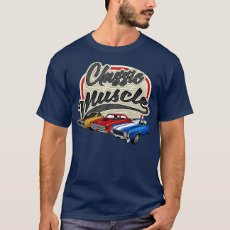 Camiseta Músculo clássico do motor Peças para automóveis Mu