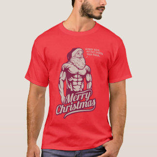 CAMISETA MÚSCULO DO PAPAI NOEL DO NATAL