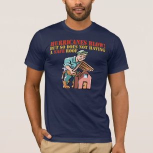 Camiseta Músculo do sopro dos furacões do Roofer que abra