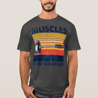 Camiseta Músculos E Vintagem Retroativa De Máscara
