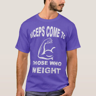 Camiseta Músculos elevadores de peso Barbelhas Workout Body