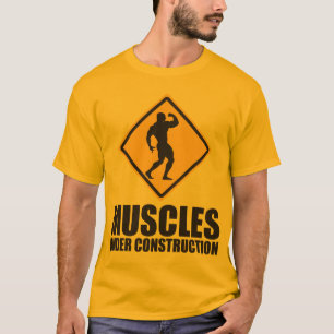 Camiseta Músculos em construção