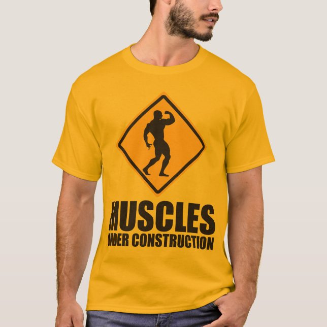 Camiseta Músculos em construção (Frente)
