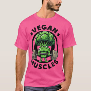 Camiseta Músculos Veganos Atleta Vegano Piada Vegana Fisicu