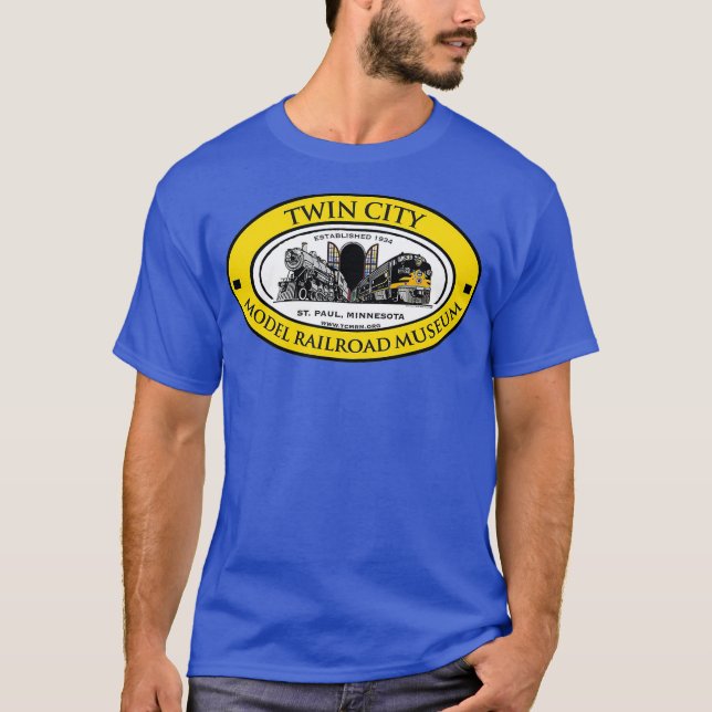 Camiseta Museu da Estrada de Ferro Modelo de Cidade Gêmea (Frente)