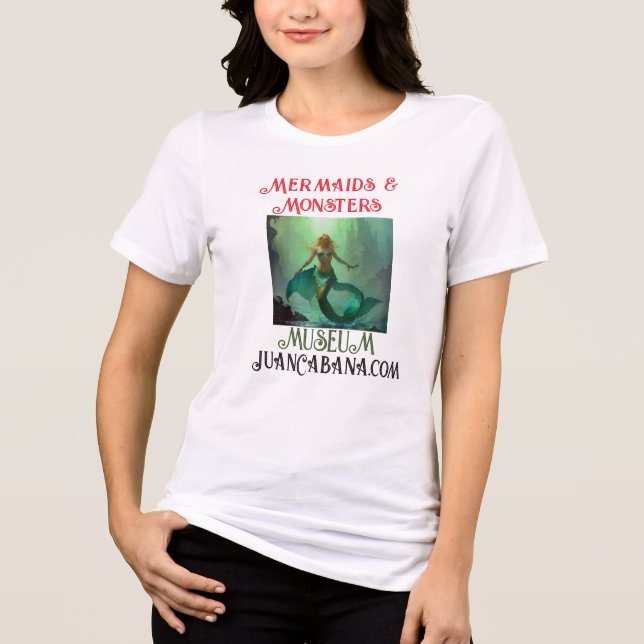 Camiseta MUSEU DAS Sereias E Monstros (Frente)