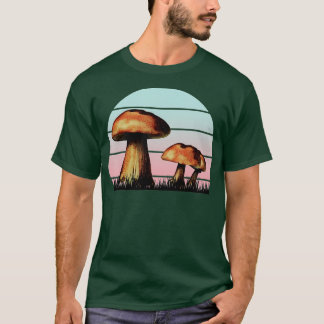 Camiseta Mushroom Hunter Vintage Estilo Retro Mycologia Fun