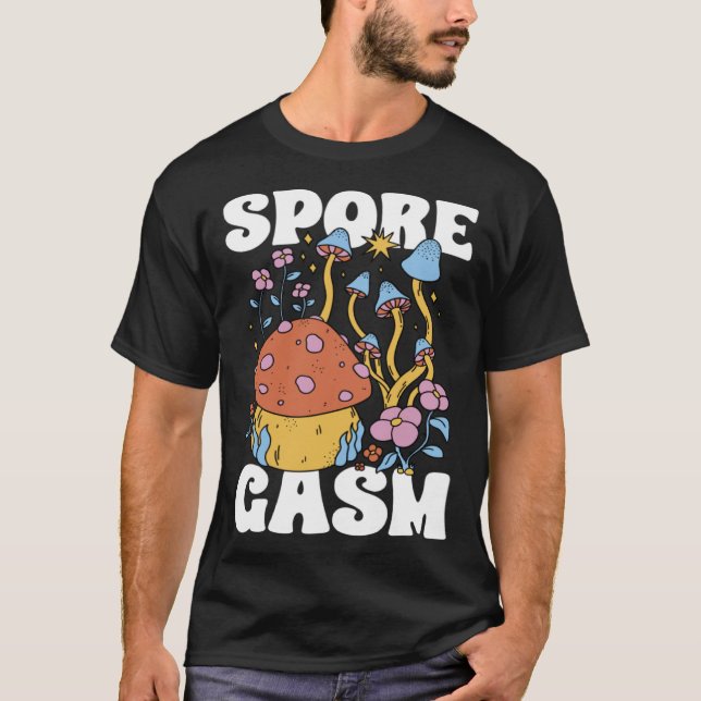 Camiseta Mushroom Hunting SporeGasm Morel Hunter Foraging (Frente)