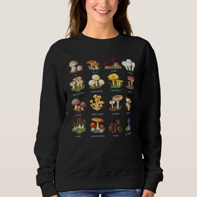 Camiseta Mushroom Mycology Fungi Foraging Mushroom Whispere (Frente)