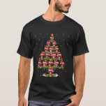 Camiseta Mushroom Xmas Lighting Santa Hat Mushroom Christma<br><div class="desc">Salva-Mama Iluminação Santa Humroom Árvore de Natal</div>