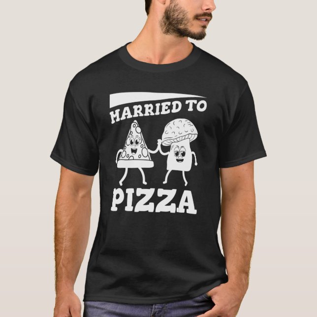 Camiseta Mushrooming de Pizza em chamas - Mycology Hunter F (Frente)