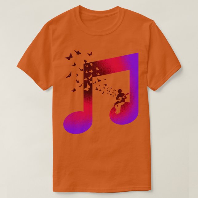 Camiseta Music Banjo Butterfly (Frente do Design)