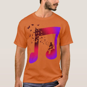 Camiseta Music Banjo Butterfly