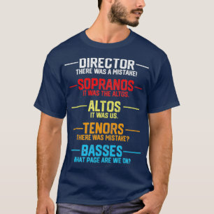 Camiseta Music Choir Members design For Musician Director