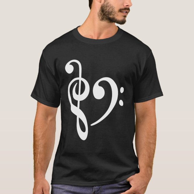 Camiseta Music Clef Bass (Frente)