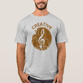 Camiseta Music Creative Legal Musical design
