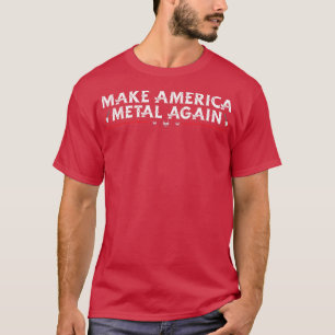 Camiseta Music Donald Trump Shirt Rock Heavy Music Design