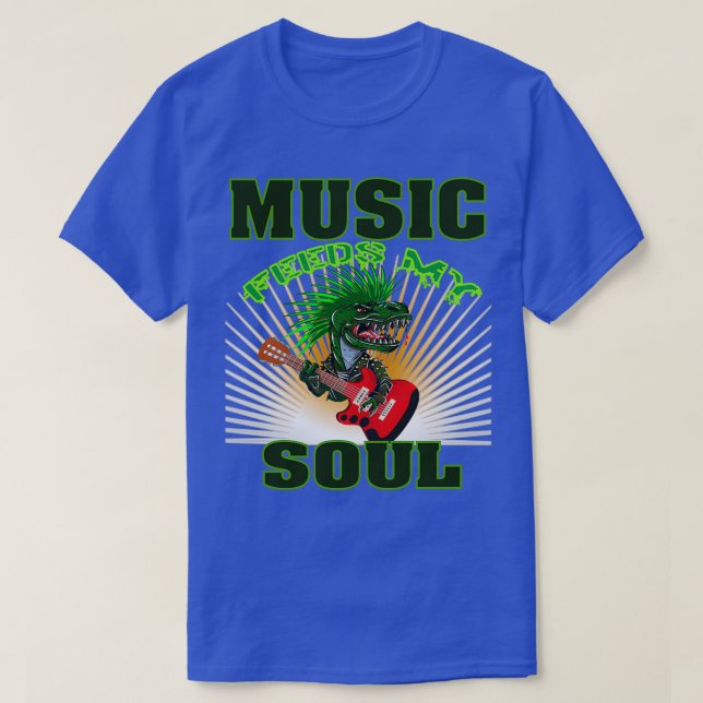 Camiseta Music Feeds My Soul (Frente do Design)