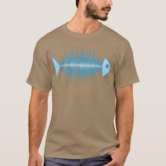 Camiseta Music Fish Pulse Frequency Dance House Techno
