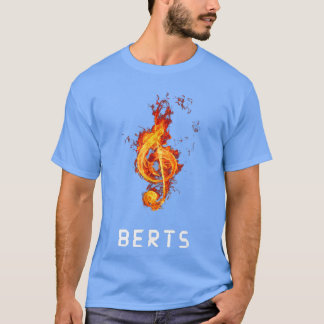 Camiseta Music Flame By Berts