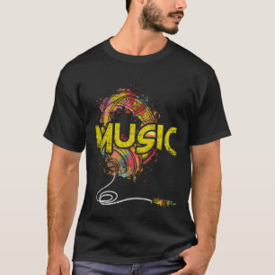 Camiseta Music Genre Music Is Life Music Club Musical Gift