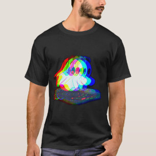 Camiseta Music Ghost Halloween Techno Rave Halloween